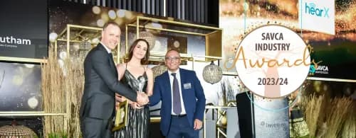 hearX Group wins Startup Award for 2023/24 at this year’s SAVCA Awards