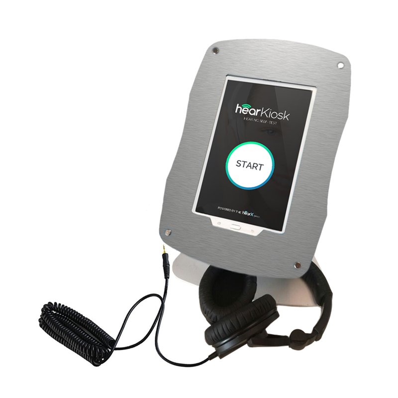 hearKiosk: the all in one, easy-to-use, self-test kiosk to screen for hearing loss and a must have for any healthcare provider