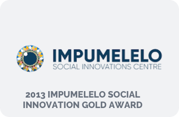Impumelemlo social innovation gold award 2013